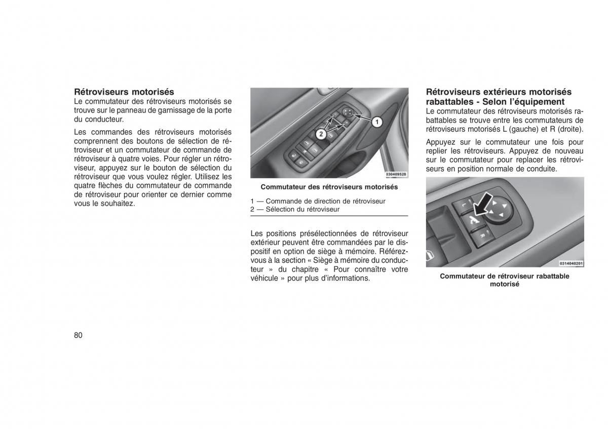 Jeep Grand Cherokee WK2 WH2 manuel du proprietaire / page 84