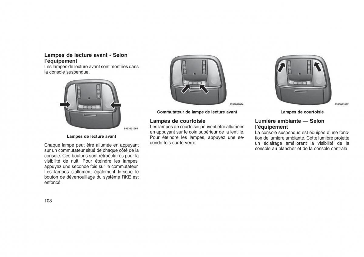 Jeep Grand Cherokee WK2 WH2 manuel du proprietaire / page 112