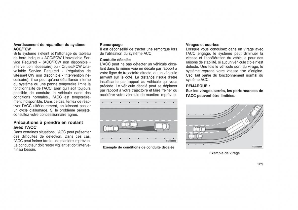 Jeep Grand Cherokee WK2 WH2 manuel du proprietaire / page 133