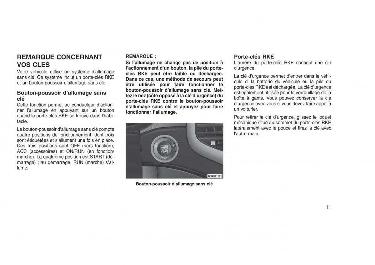 Jeep Grand Cherokee WK2 WH2 manuel du proprietaire / page 15