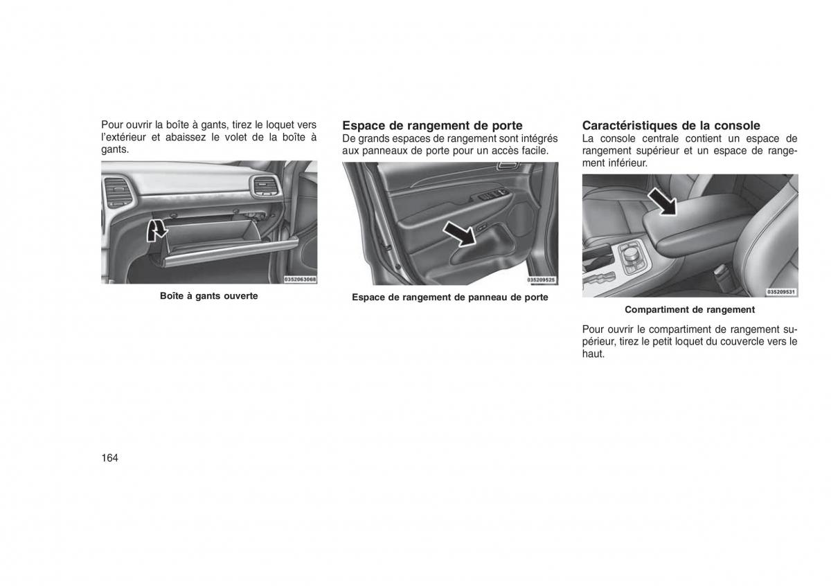 Jeep Grand Cherokee WK2 WH2 manuel du proprietaire / page 168