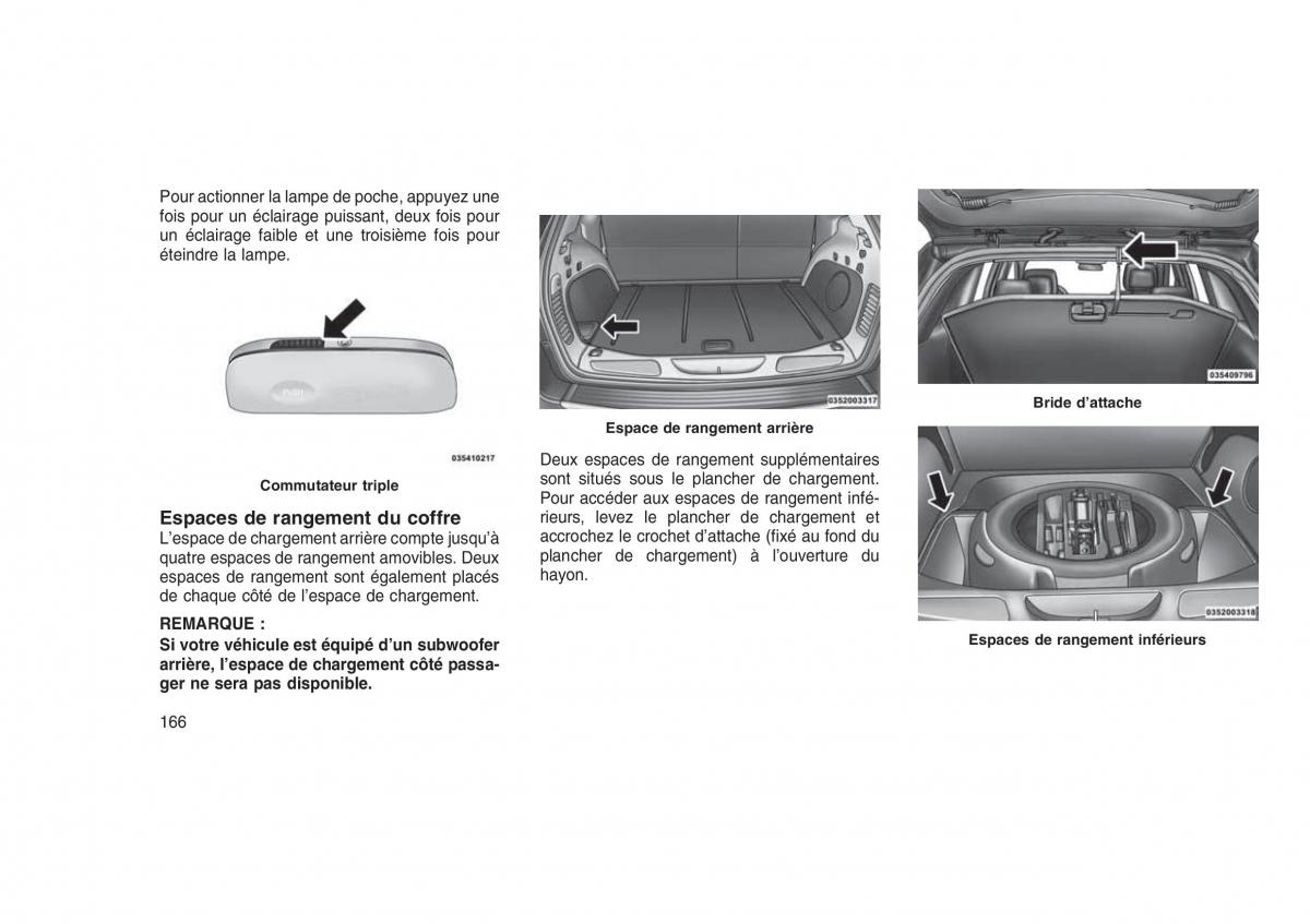 Jeep Grand Cherokee WK2 WH2 manuel du proprietaire / page 170