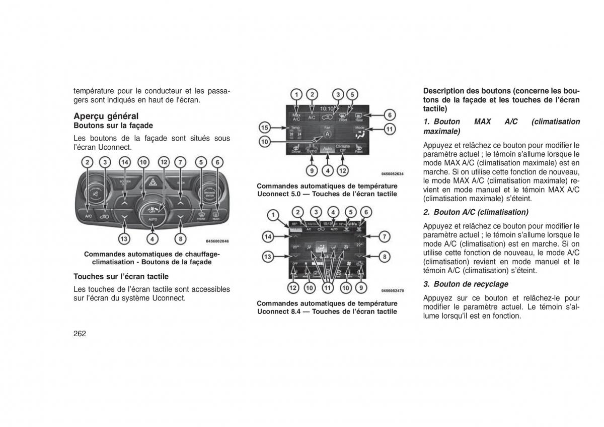 Jeep Grand Cherokee WK2 WH2 manuel du proprietaire / page 266