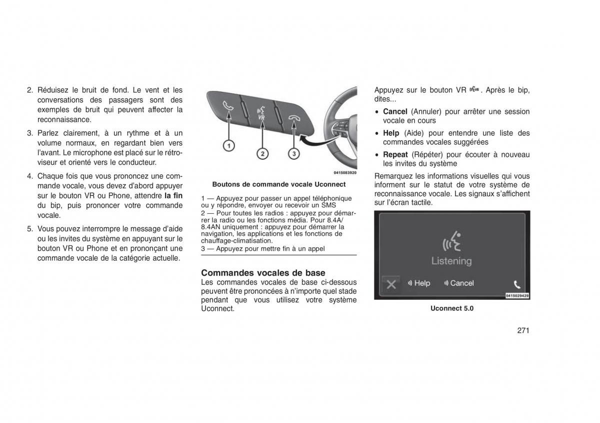 Jeep Grand Cherokee WK2 WH2 manuel du proprietaire / page 275