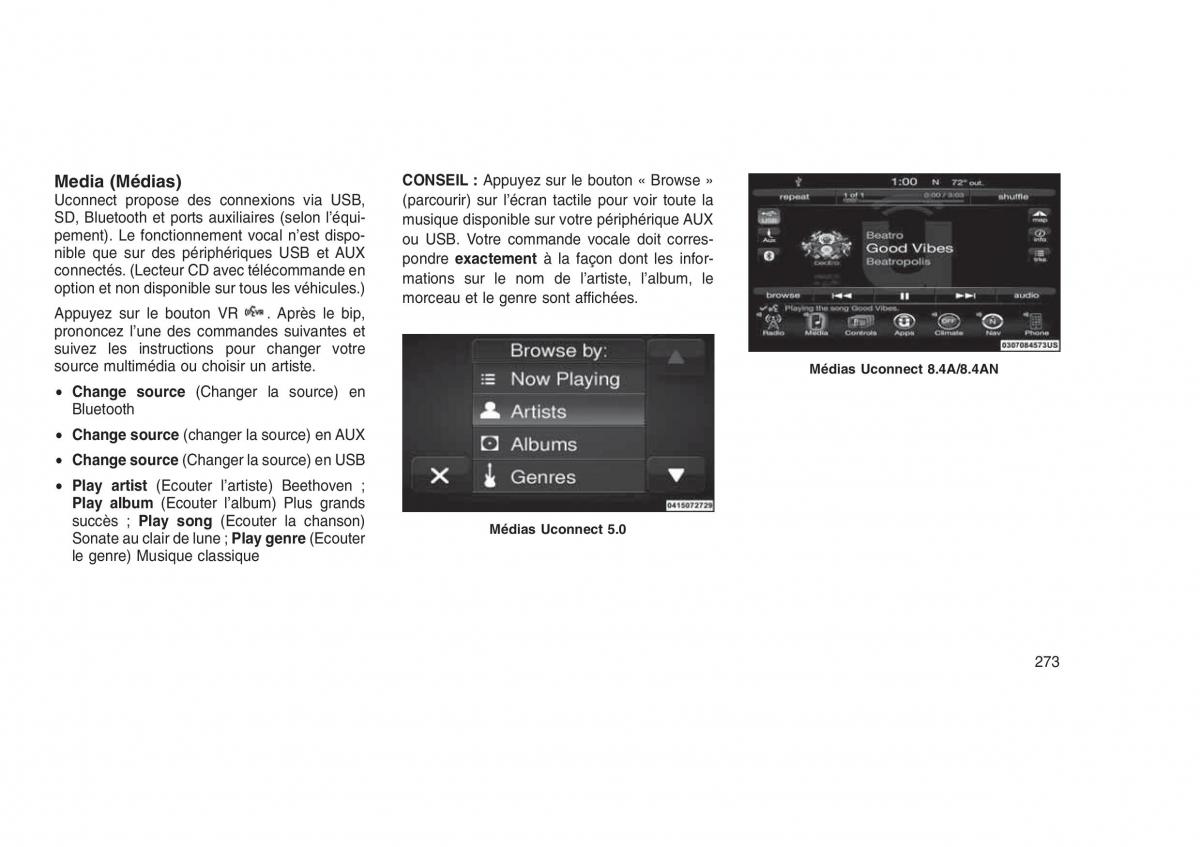 Jeep Grand Cherokee WK2 WH2 manuel du proprietaire / page 277