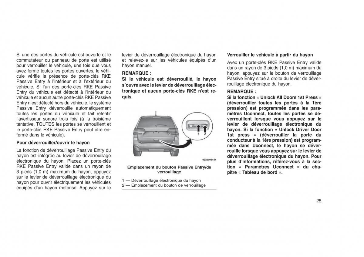 Jeep Grand Cherokee WK2 WH2 manuel du proprietaire / page 29