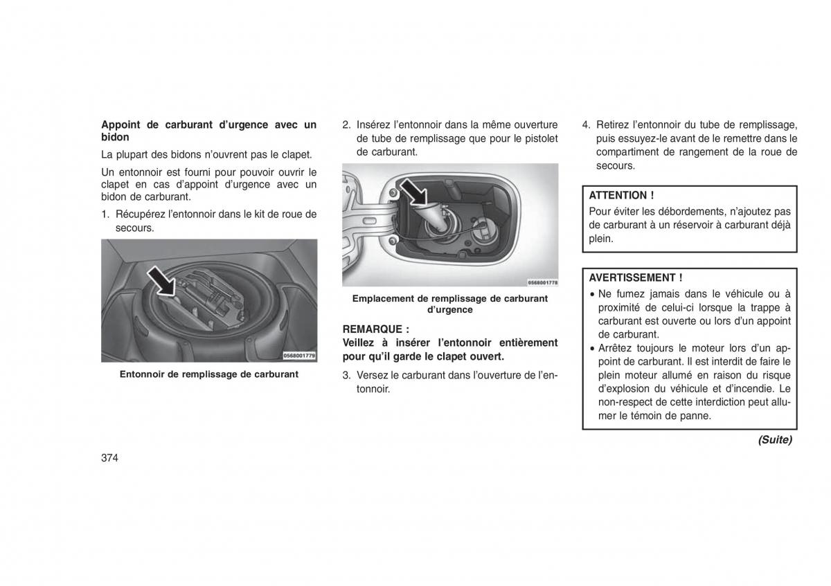 Jeep Grand Cherokee WK2 WH2 manuel du proprietaire / page 378