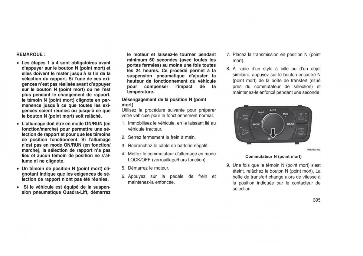 Jeep Grand Cherokee WK2 WH2 manuel du proprietaire / page 399