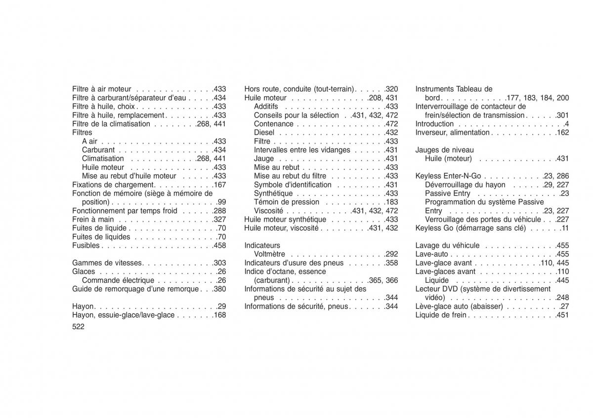 Jeep Grand Cherokee WK2 WH2 manuel du proprietaire / page 526