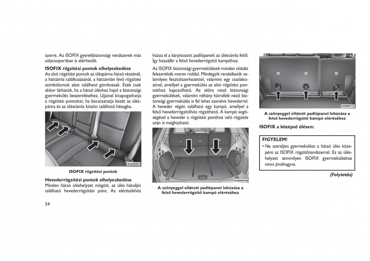 Jeep Grand Cherokee WK2 WH2 Kezelesi utmutato / page 58