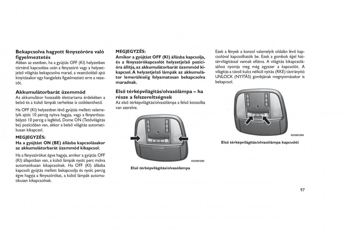 Jeep Grand Cherokee WK2 WH2 Kezelesi utmutato / page 101