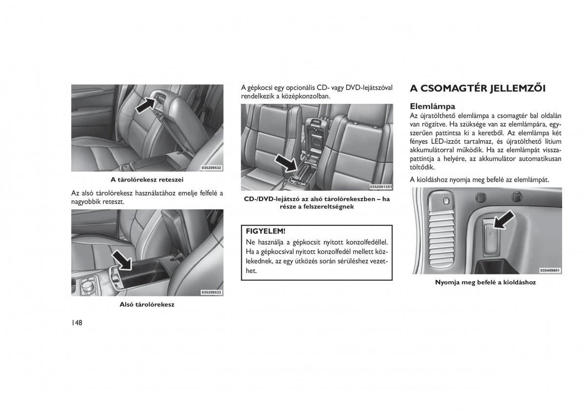 Jeep Grand Cherokee WK2 WH2 Kezelesi utmutato / page 152