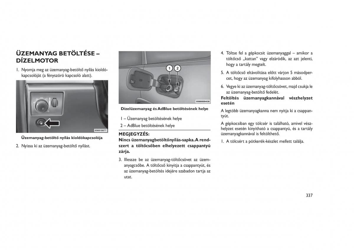 Jeep Grand Cherokee WK2 WH2 Kezelesi utmutato / page 341