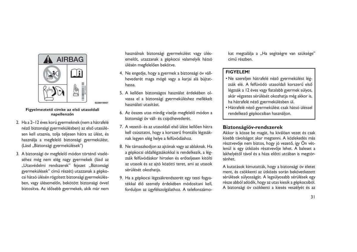 Jeep Grand Cherokee WK2 WH2 Kezelesi utmutato / page 35