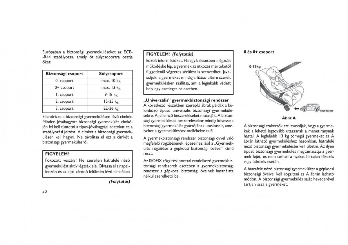 Jeep Grand Cherokee WK2 WH2 Kezelesi utmutato / page 54