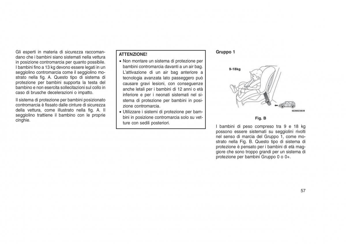 Jeep Grand Cherokee WK2 WH2 manuale del proprietario / page 61