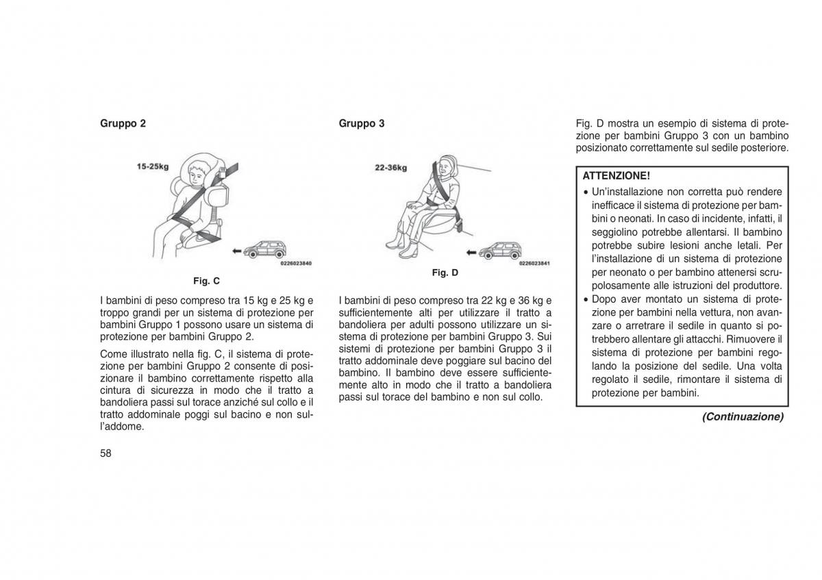 Jeep Grand Cherokee WK2 WH2 manuale del proprietario / page 62