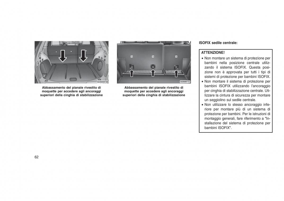 Jeep Grand Cherokee WK2 WH2 manuale del proprietario / page 66