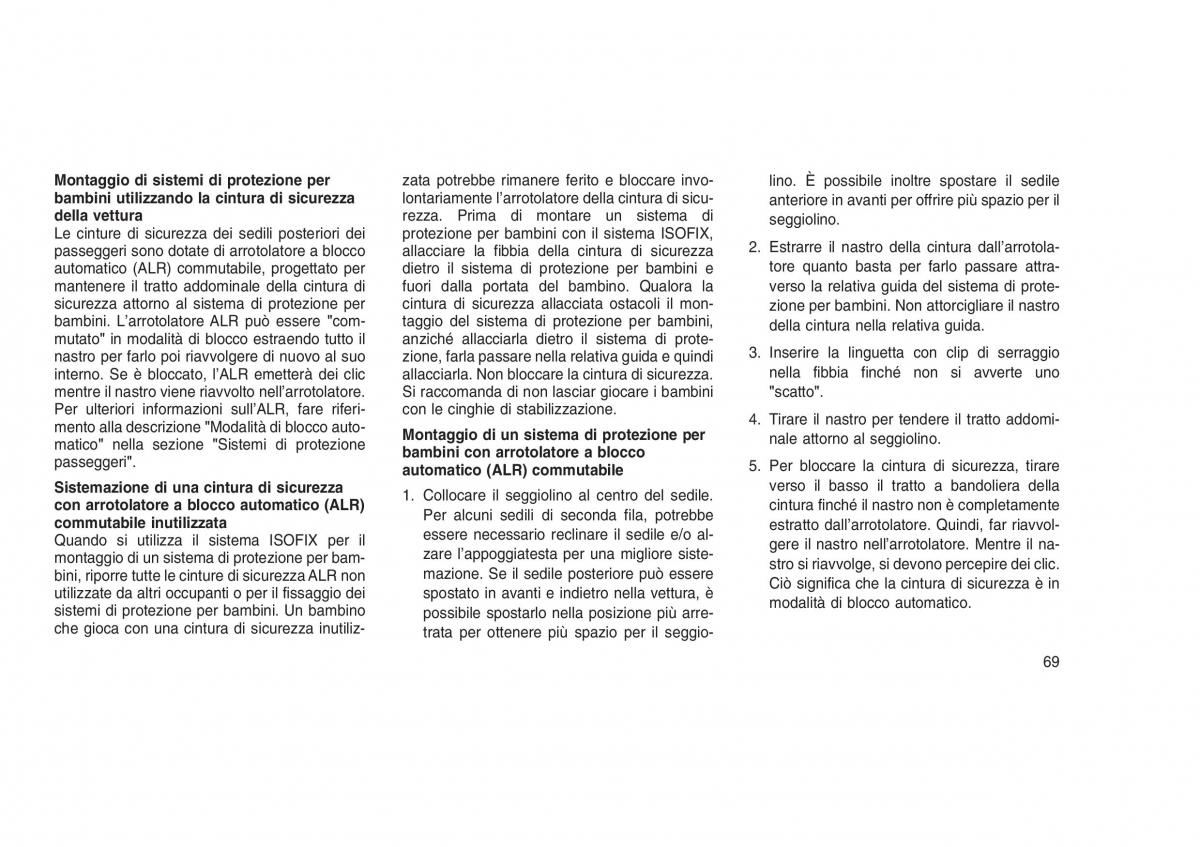 Jeep Grand Cherokee WK2 WH2 manuale del proprietario / page 73