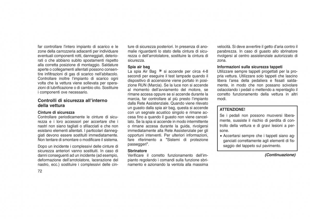 Jeep Grand Cherokee WK2 WH2 manuale del proprietario / page 76