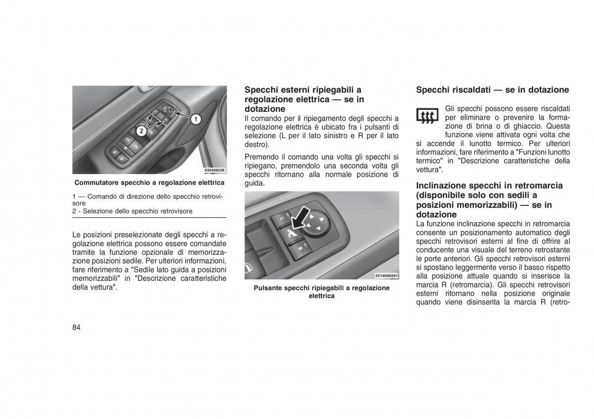 Jeep Grand Cherokee WK2 WH2 manuale del proprietario / page 88