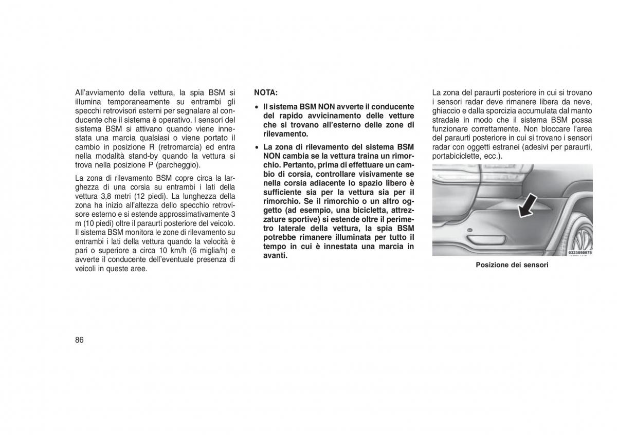 Jeep Grand Cherokee WK2 WH2 manuale del proprietario / page 90