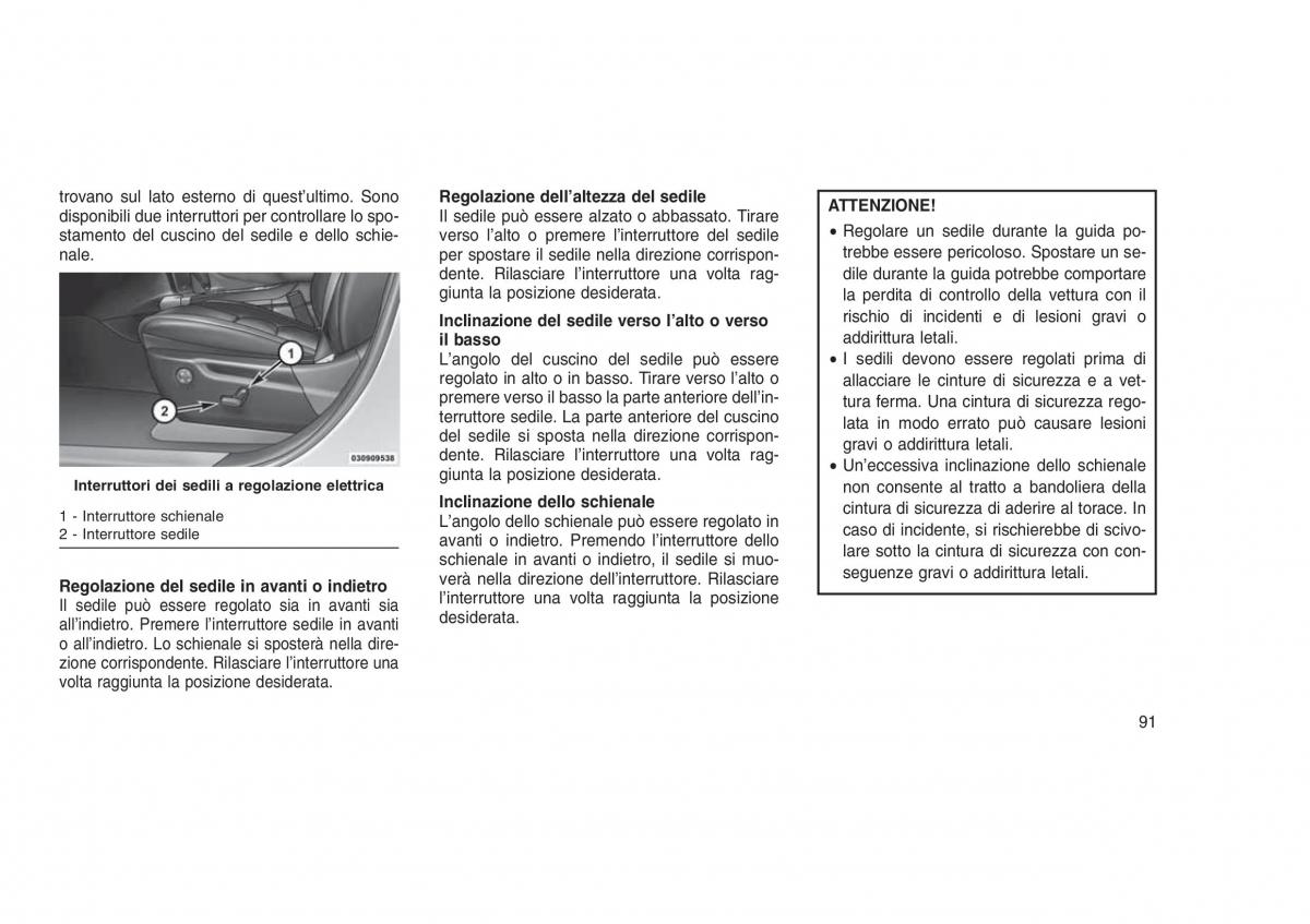 Jeep Grand Cherokee WK2 WH2 manuale del proprietario / page 95