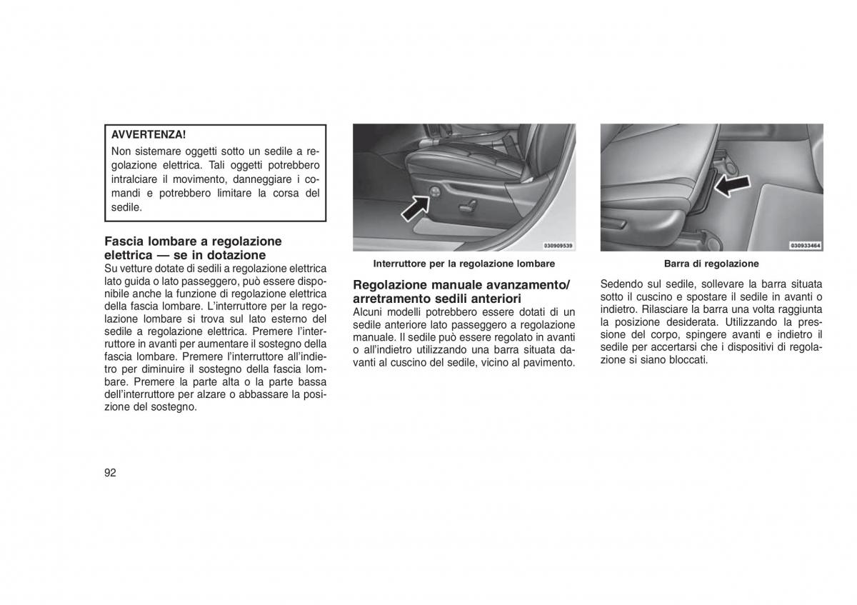 Jeep Grand Cherokee WK2 WH2 manuale del proprietario / page 96