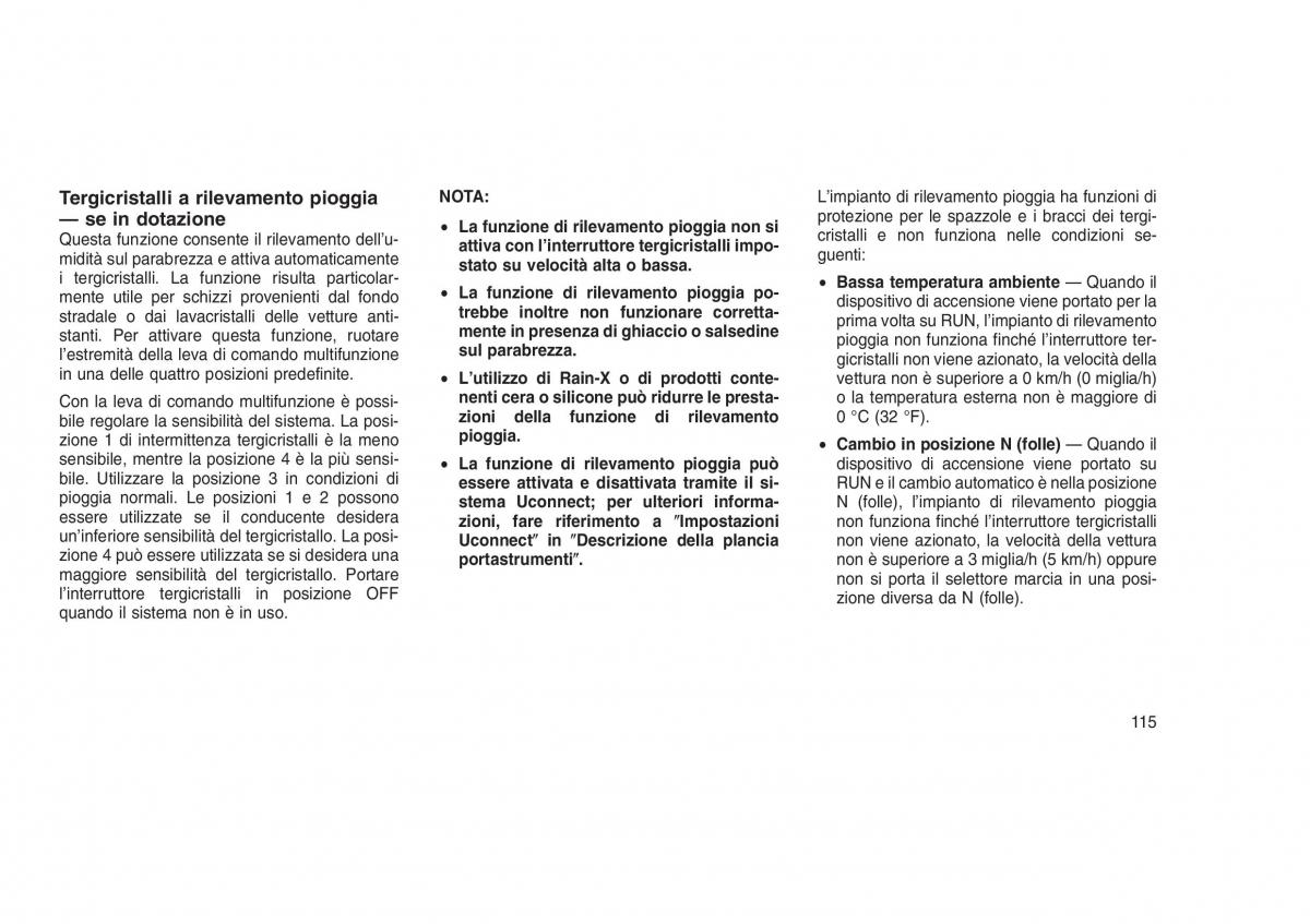 Jeep Grand Cherokee WK2 WH2 manuale del proprietario / page 119