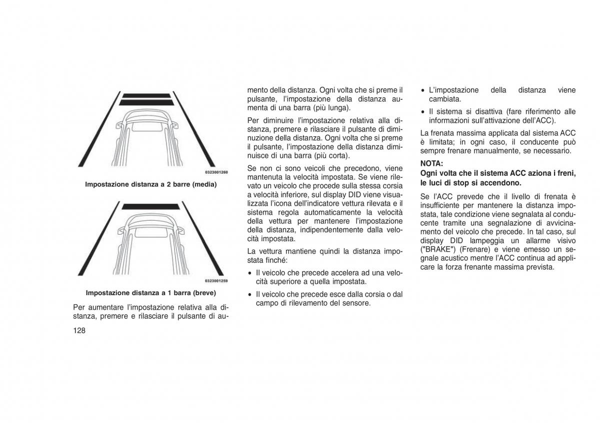 Jeep Grand Cherokee WK2 WH2 manuale del proprietario / page 132