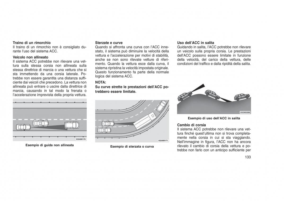 Jeep Grand Cherokee WK2 WH2 manuale del proprietario / page 137