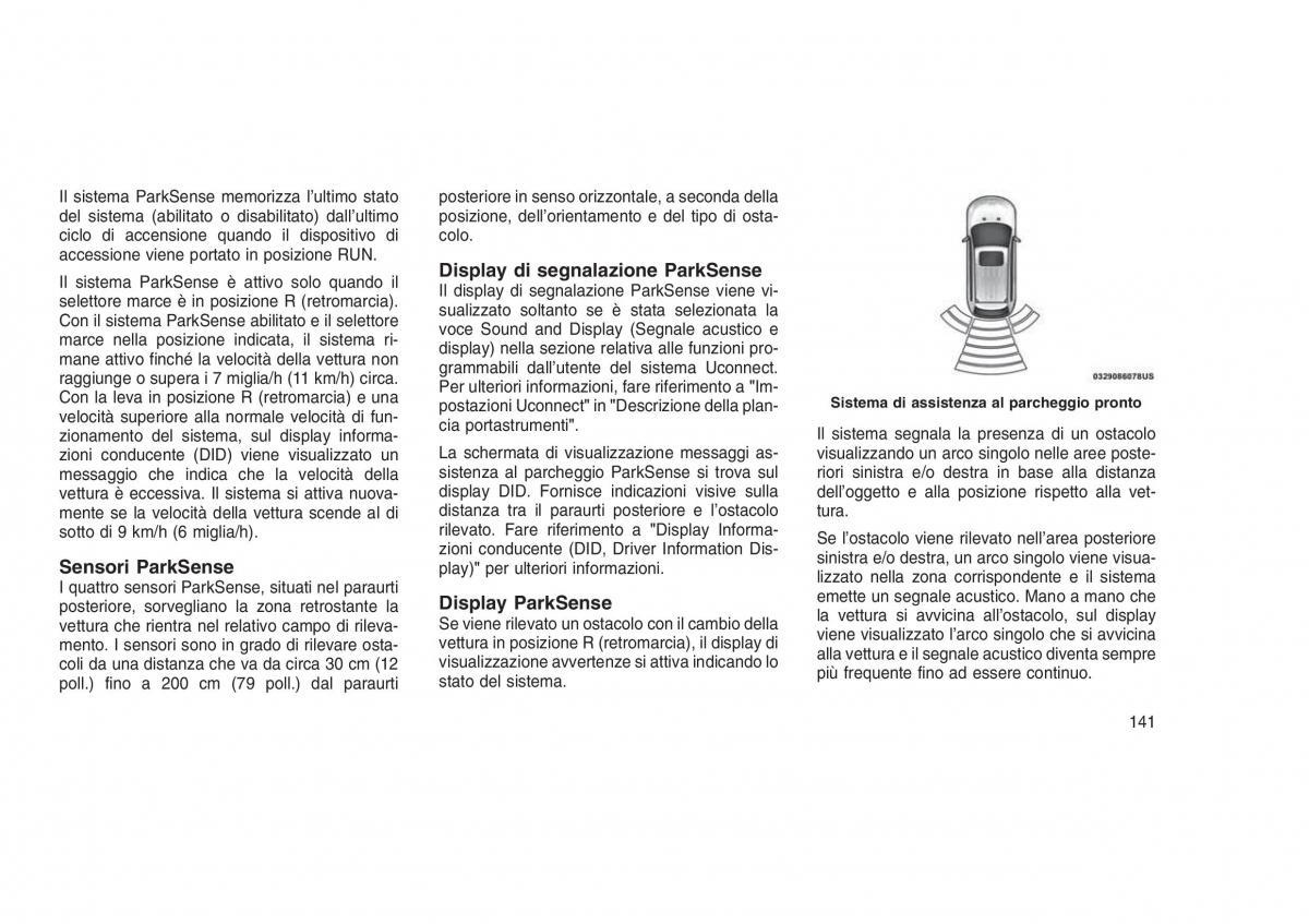 Jeep Grand Cherokee WK2 WH2 manuale del proprietario / page 145