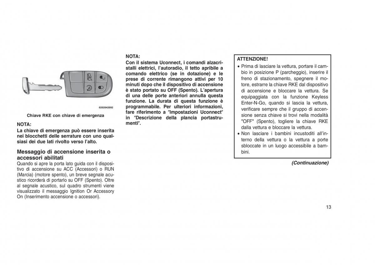 Jeep Grand Cherokee WK2 WH2 manuale del proprietario / page 17