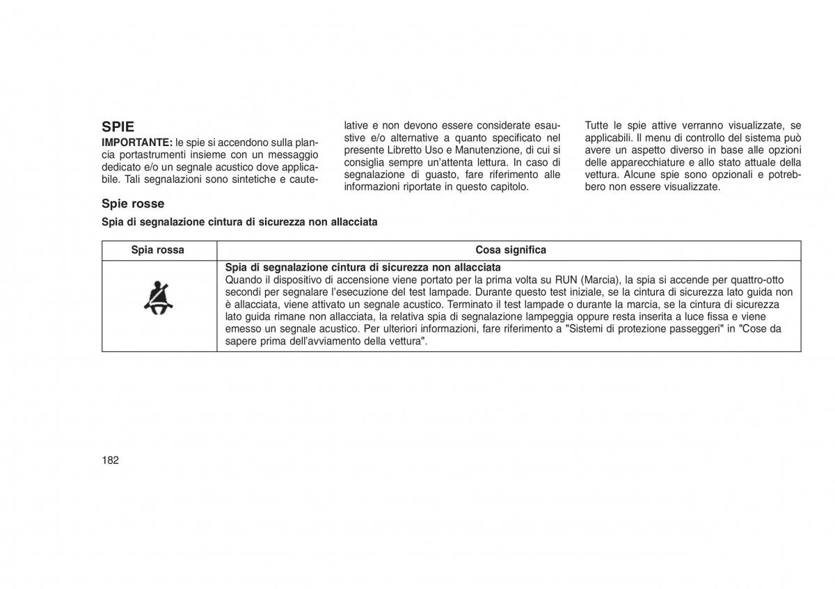 Jeep Grand Cherokee WK2 WH2 manuale del proprietario / page 186