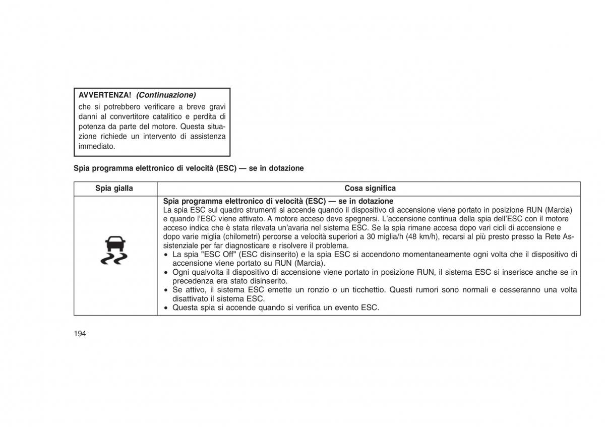 Jeep Grand Cherokee WK2 WH2 manuale del proprietario / page 198