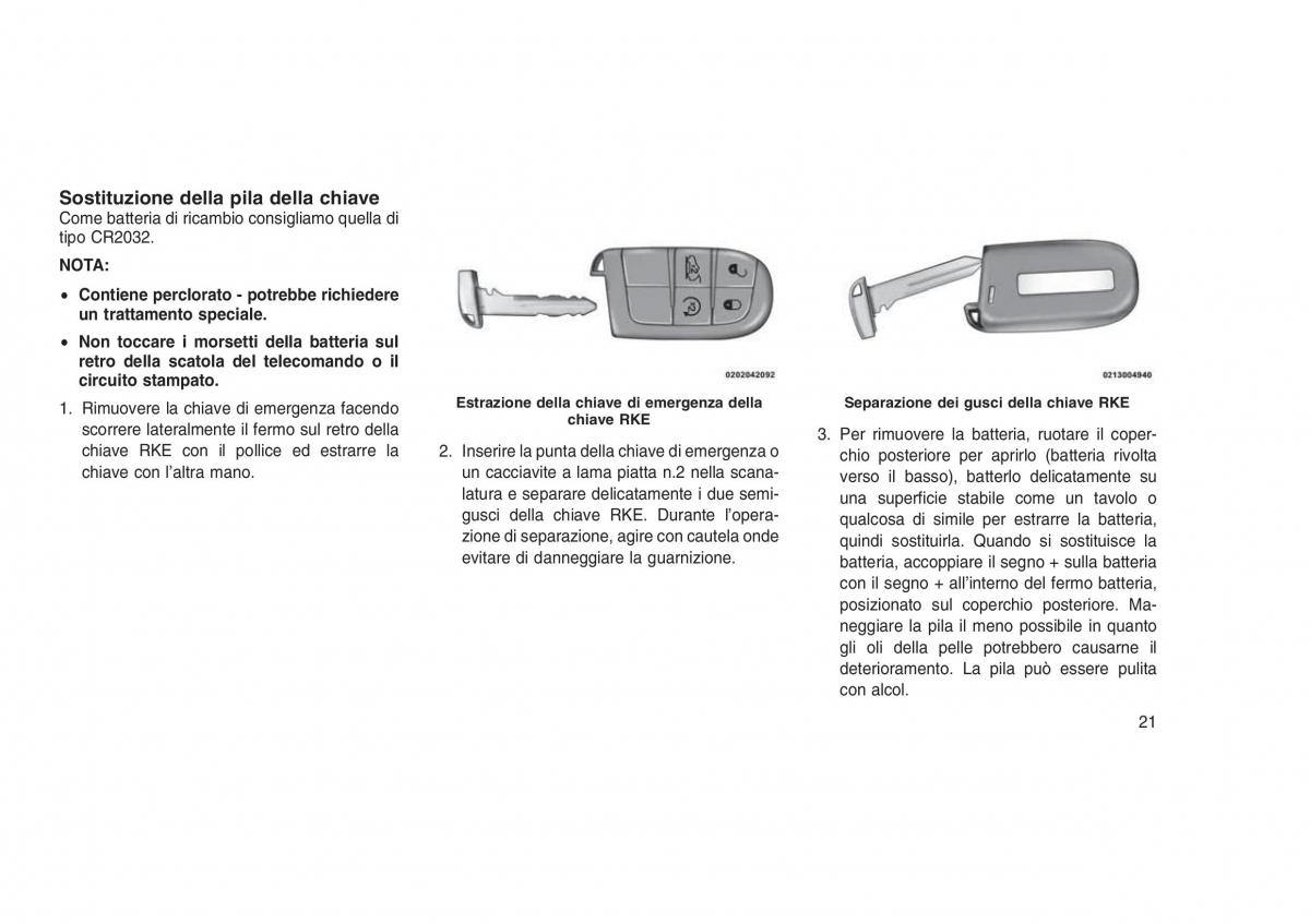 Jeep Grand Cherokee WK2 WH2 manuale del proprietario / page 25