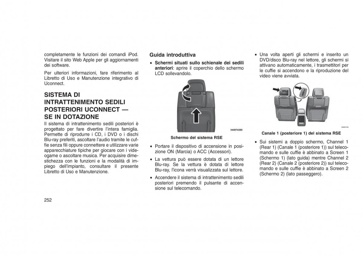 Jeep Grand Cherokee WK2 WH2 manuale del proprietario / page 256