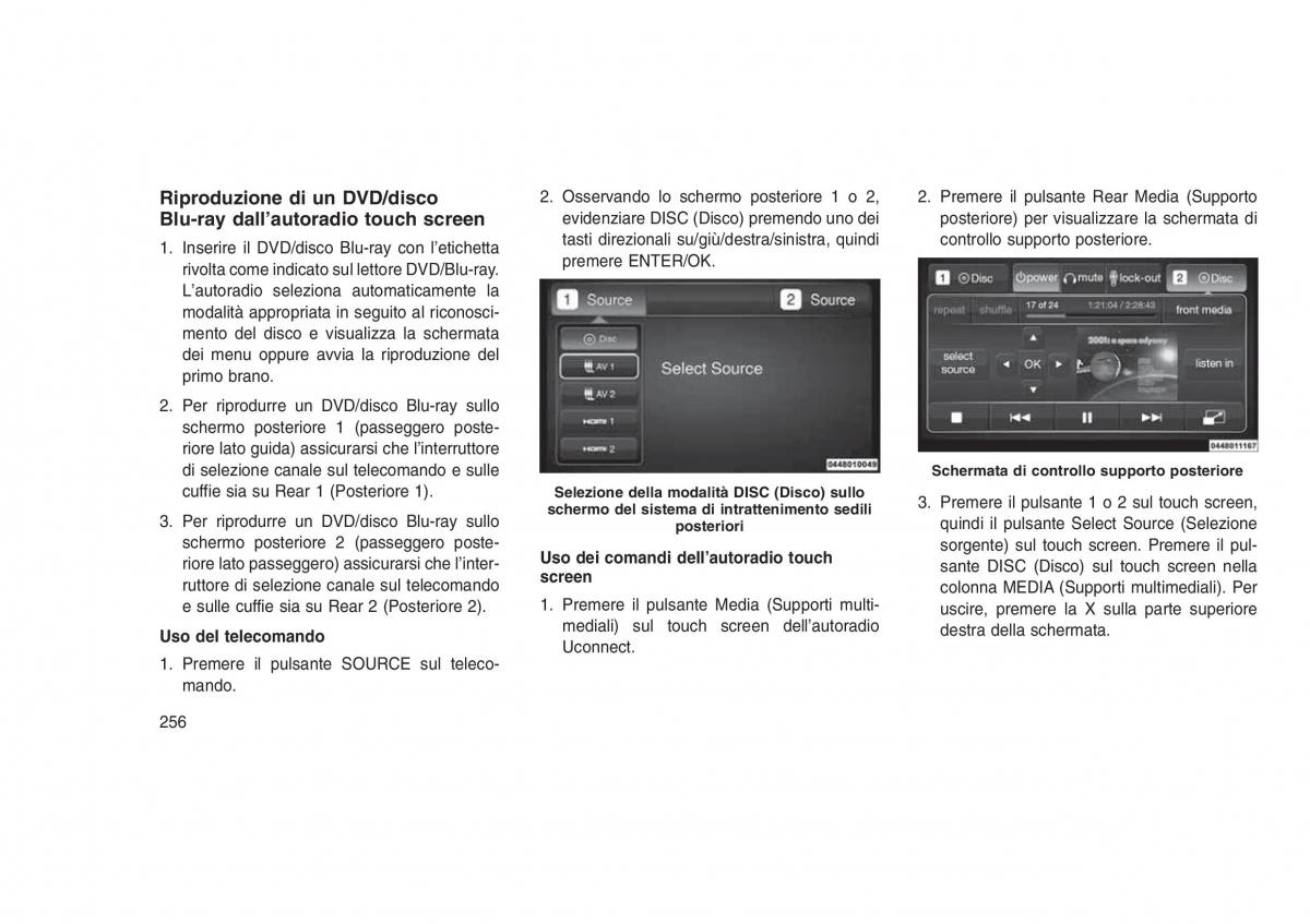 Jeep Grand Cherokee WK2 WH2 manuale del proprietario / page 260