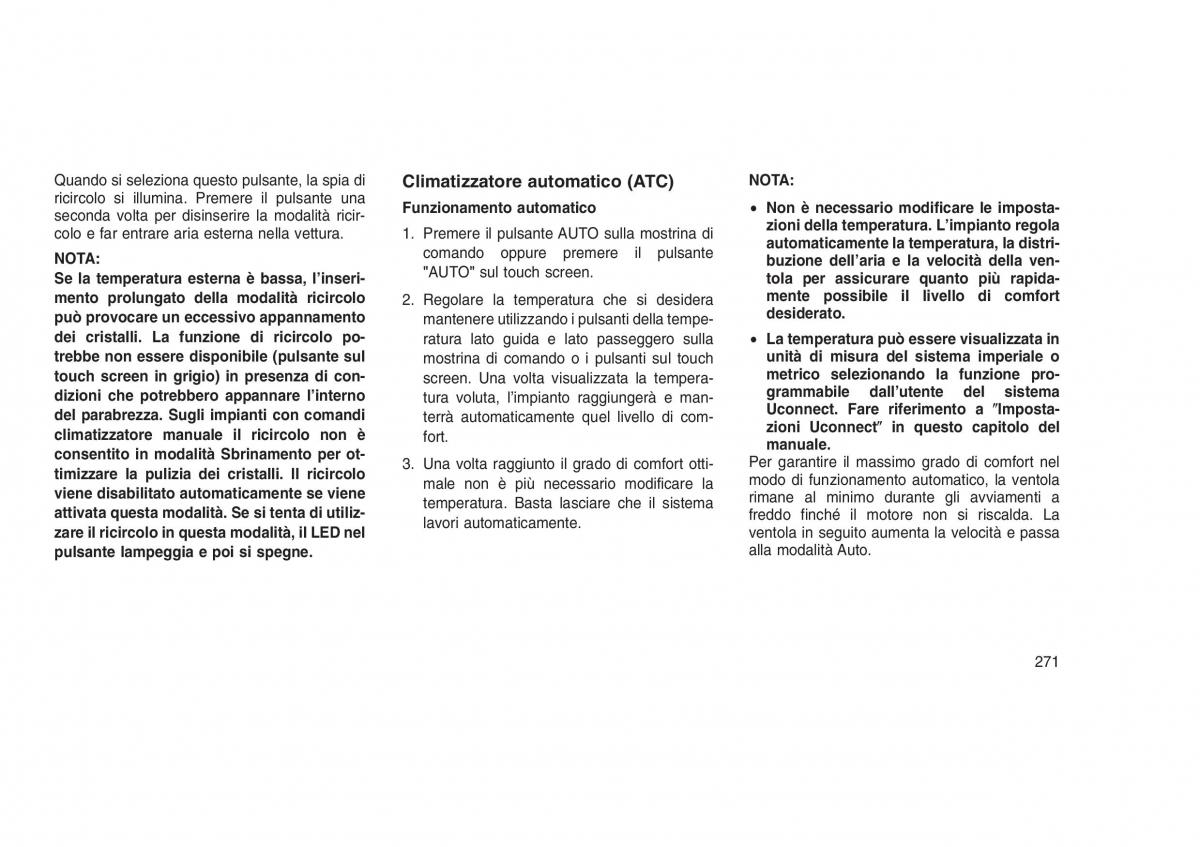 Jeep Grand Cherokee WK2 WH2 manuale del proprietario / page 275