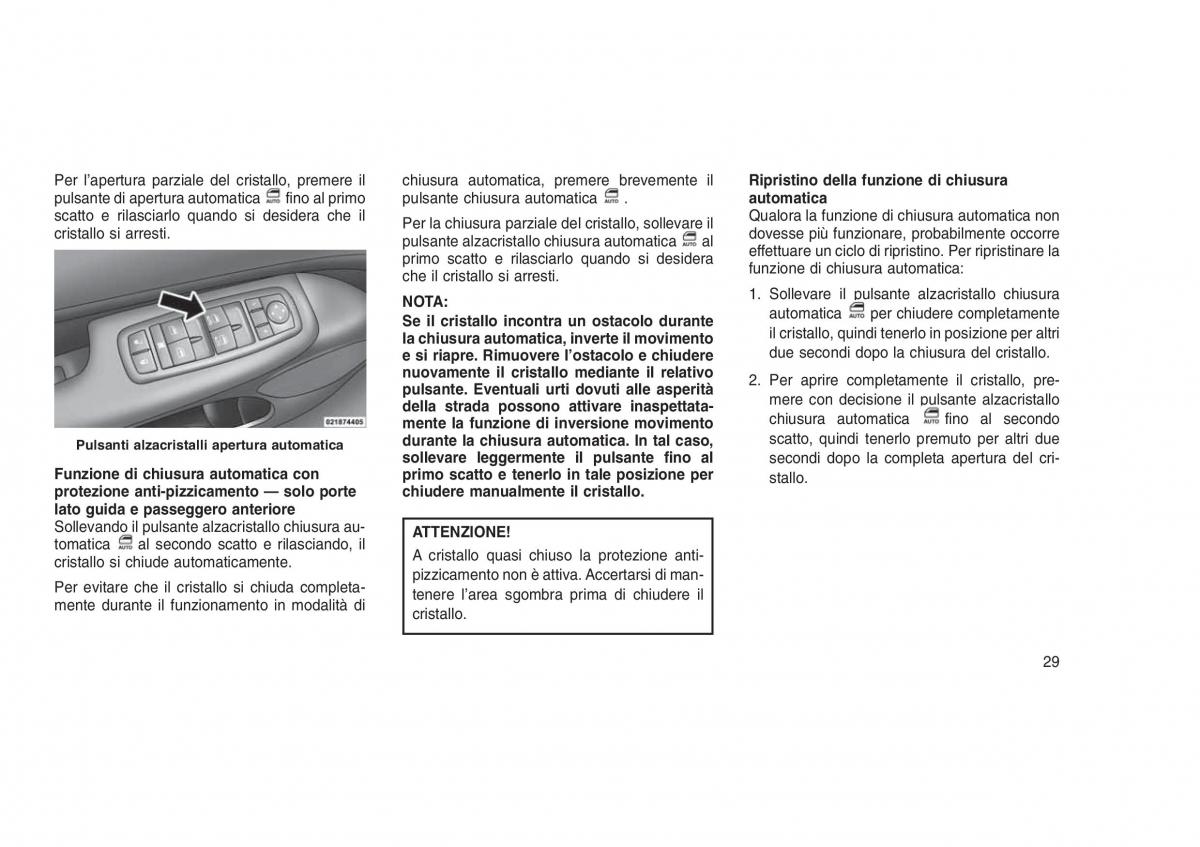 Jeep Grand Cherokee WK2 WH2 manuale del proprietario / page 33