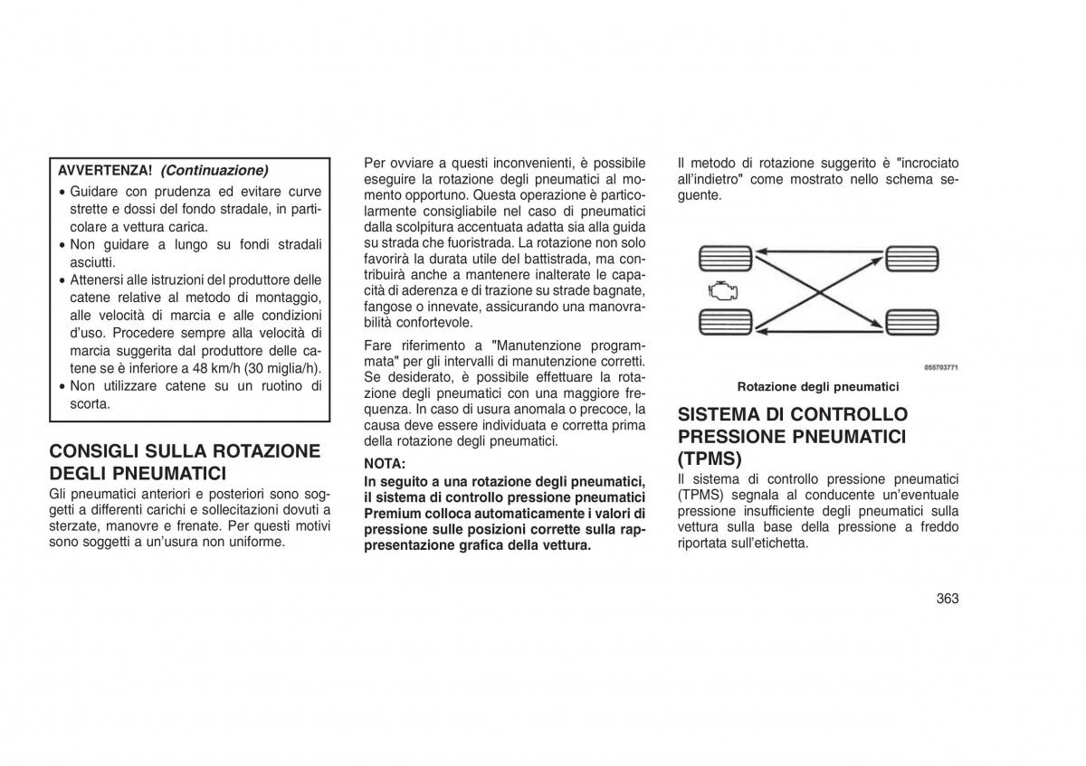 Jeep Grand Cherokee WK2 WH2 manuale del proprietario / page 367