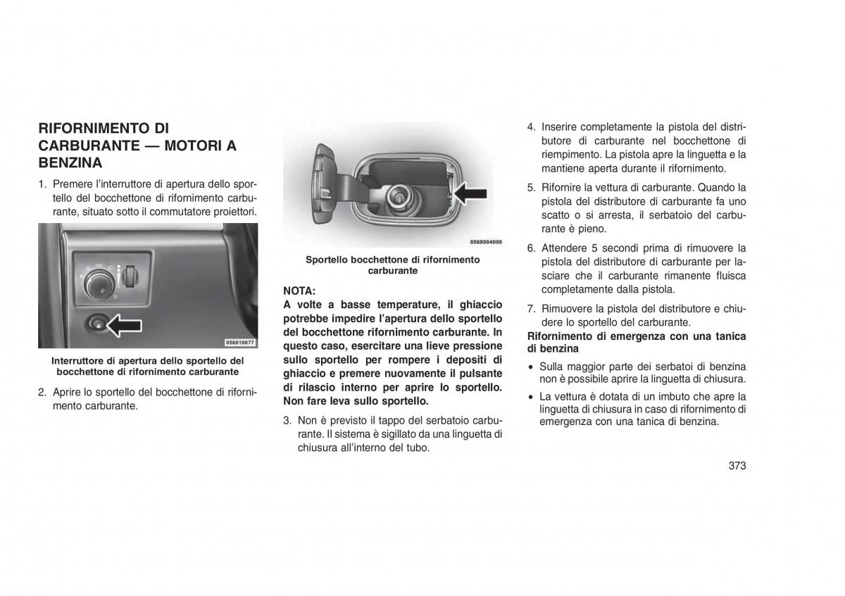 Jeep Grand Cherokee WK2 WH2 manuale del proprietario / page 377