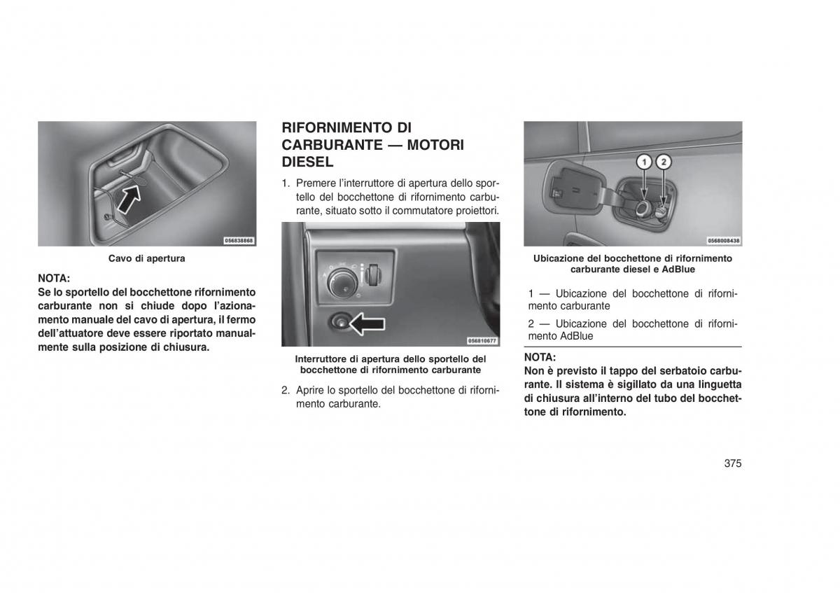 Jeep Grand Cherokee WK2 WH2 manuale del proprietario / page 379