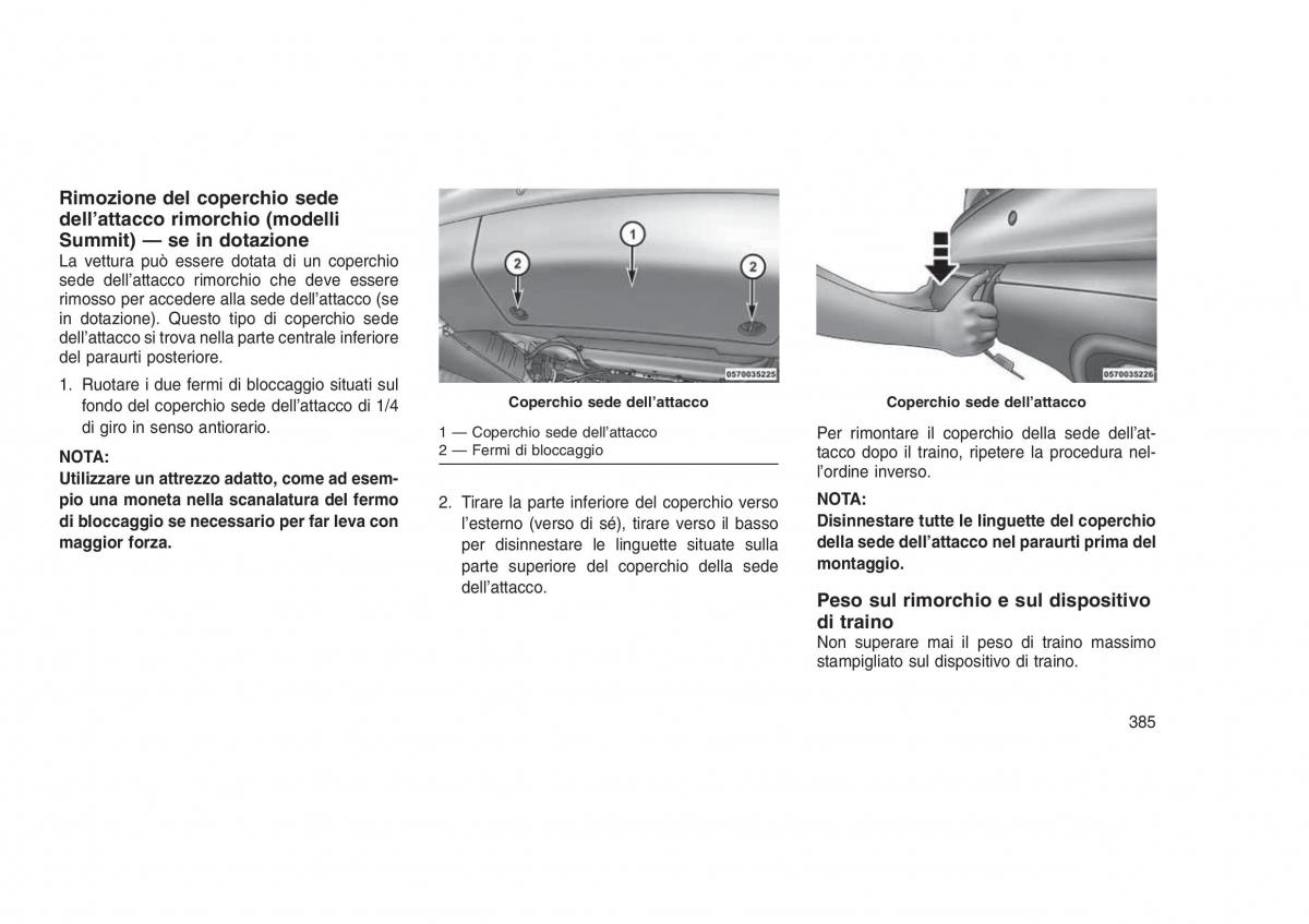 Jeep Grand Cherokee WK2 WH2 manuale del proprietario / page 389