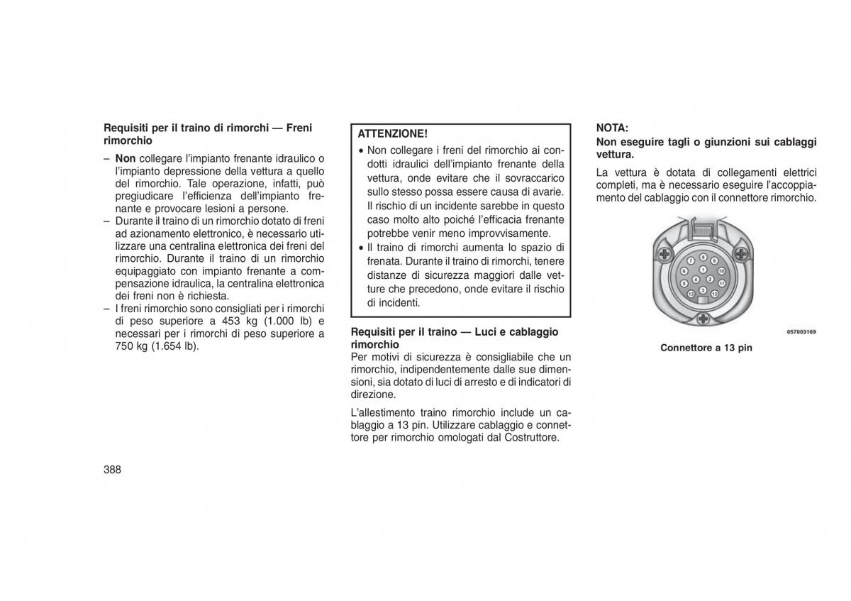 Jeep Grand Cherokee WK2 WH2 manuale del proprietario / page 392