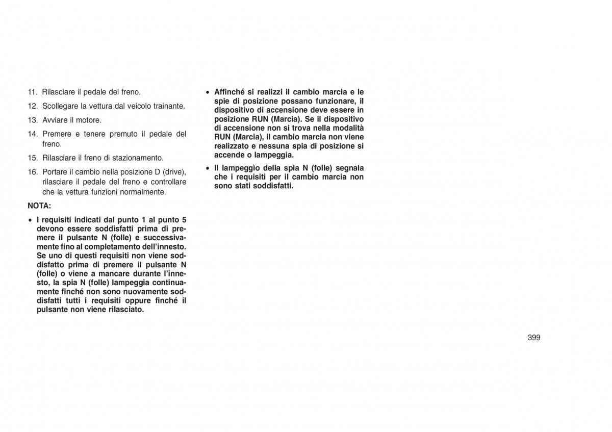 Jeep Grand Cherokee WK2 WH2 manuale del proprietario / page 403