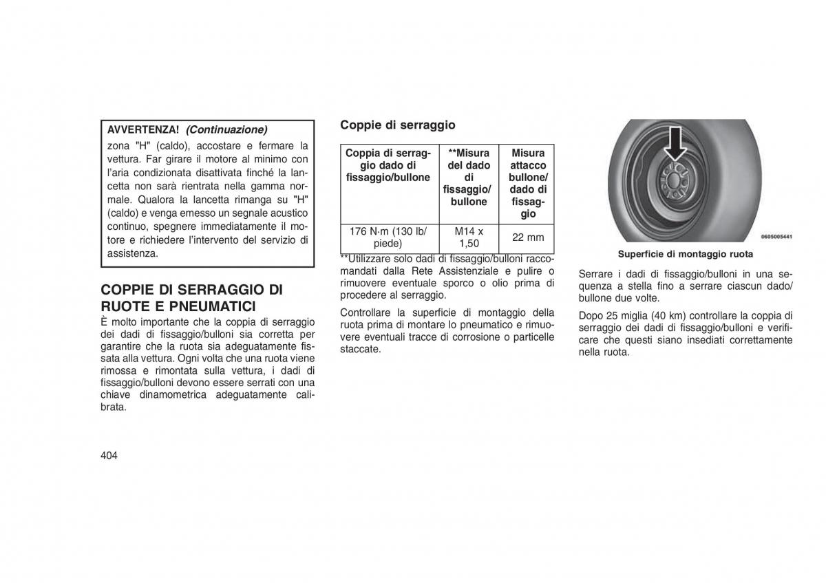 Jeep Grand Cherokee WK2 WH2 manuale del proprietario / page 408