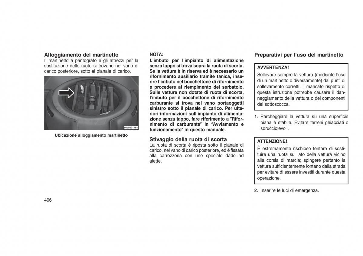 Jeep Grand Cherokee WK2 WH2 manuale del proprietario / page 410