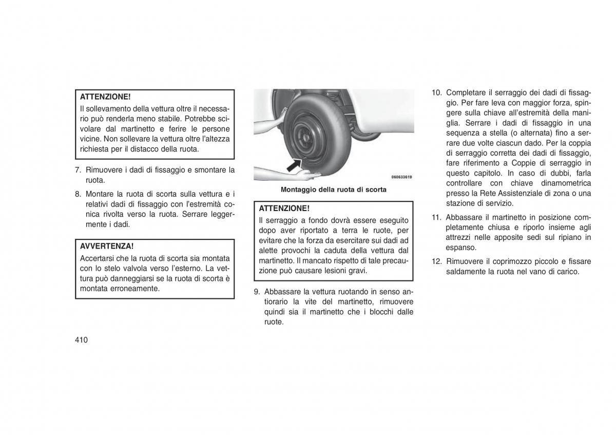 Jeep Grand Cherokee WK2 WH2 manuale del proprietario / page 414