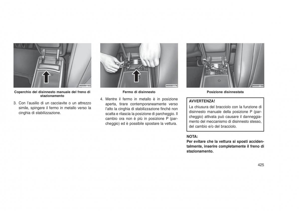 Jeep Grand Cherokee WK2 WH2 manuale del proprietario / page 429